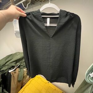 Zenana Outfitters Black Long Sleeve Blouse